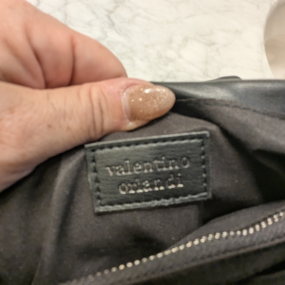 Valentino Orlandi Black Vegan Leather Bag - Picture 10 of 16